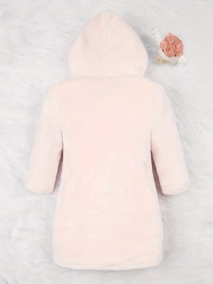 Peignoir de Bain Enfant Doux Rose