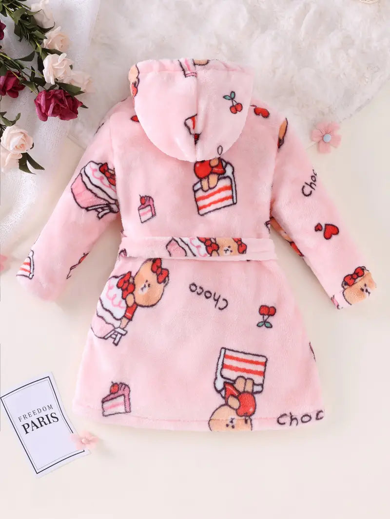 Peignoir de Bain Enfant Rose