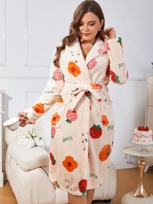 Peignoir Polaire Grande Taille