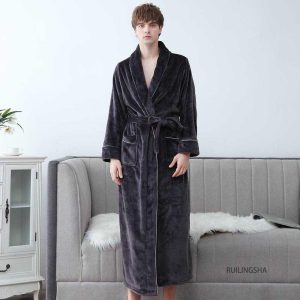 Peignoir Polaire Homme Long