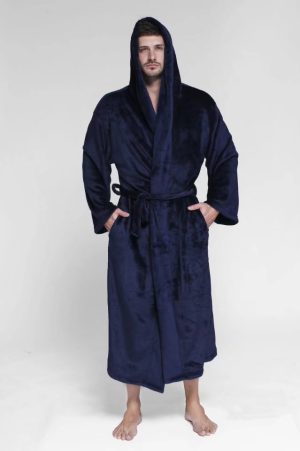 Peignoir Homme Capuche Doux