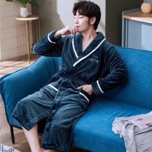 Peignoir de Bain Homme Vert Foncé