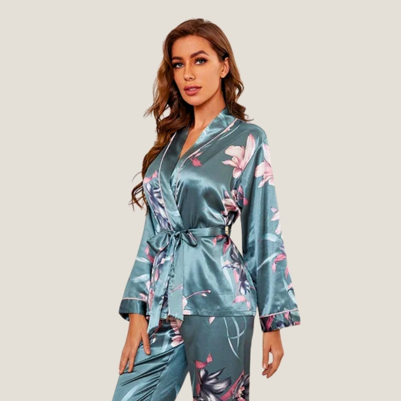 Kimonoafleurs5.jpg - Veste Peignoir de Bain