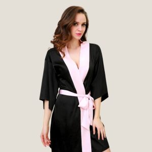 Peignoir soie Kimono sexy