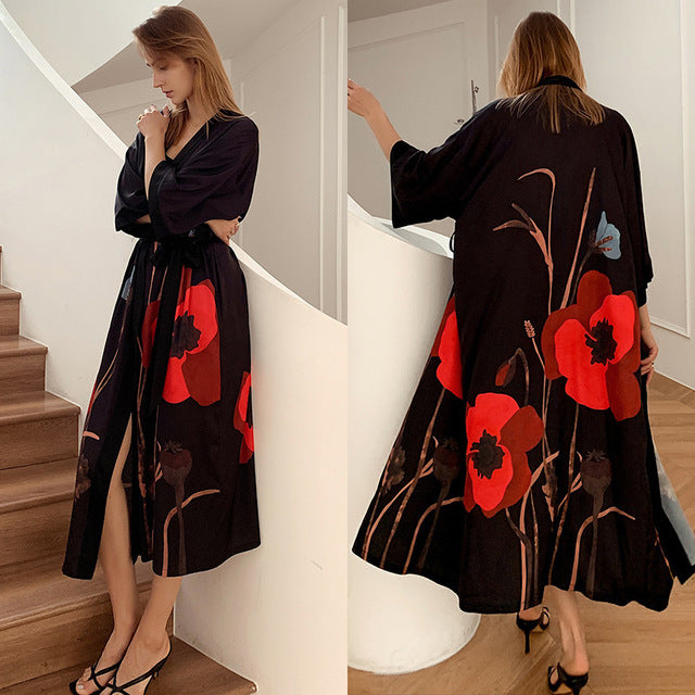 Oversize-Long-Robe-Spring-Summer-Women-Sleepwear-Kimono-Bathrobe-Gown-Sexy-Satin-Nightwear-Nightgown-Loose-Home.jpg_640x640_700186bb-068e-49f0-aab2-863de62d0b95.jpg - Veste Peignoir de Bain
