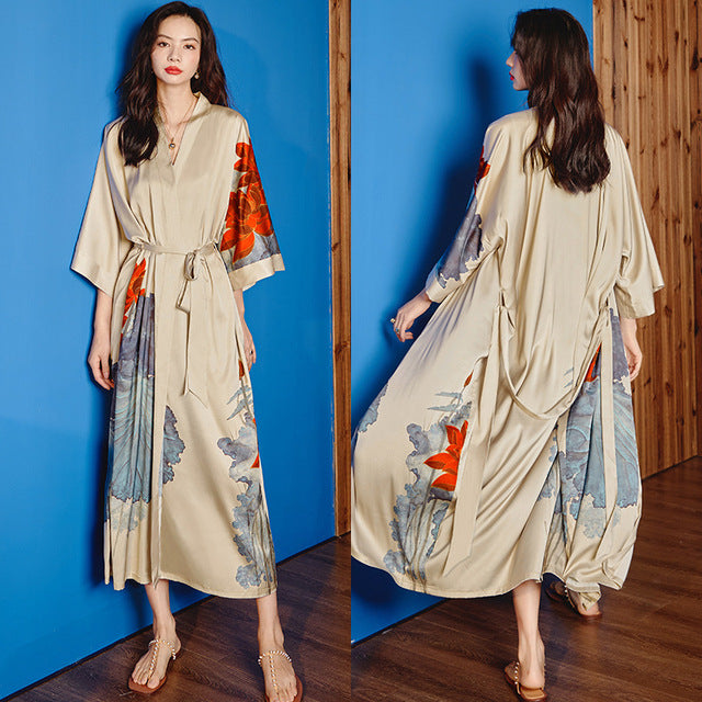 Oversize-Long-Robe-Spring-Summer-Women-Sleepwear-Kimono-Bathrobe-Gown-Sexy-Satin-Nightwear-Nightgown-Loose-Home.jpg_640x640_8c3144fd-8ba4-401a-99cc-64326349b3f0.jpg - Veste Peignoir de Bain