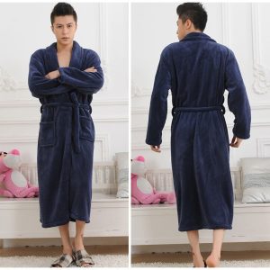 Peignoir Bleu Marine Homme