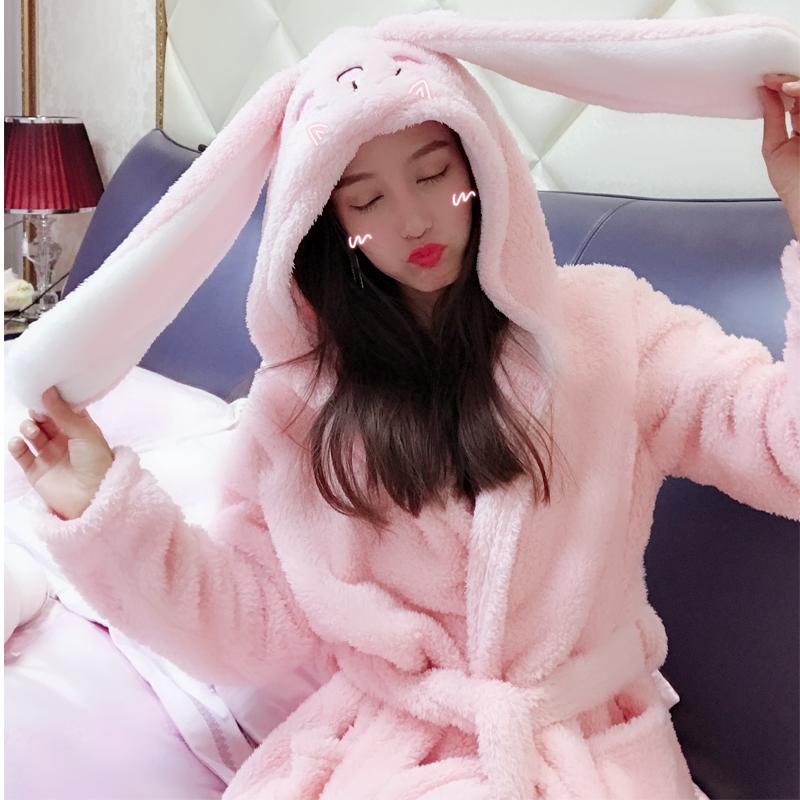 Peignoir-Capuche-avec-Grandes-Oreilles-Femme.jpg - Veste Peignoir de Bain