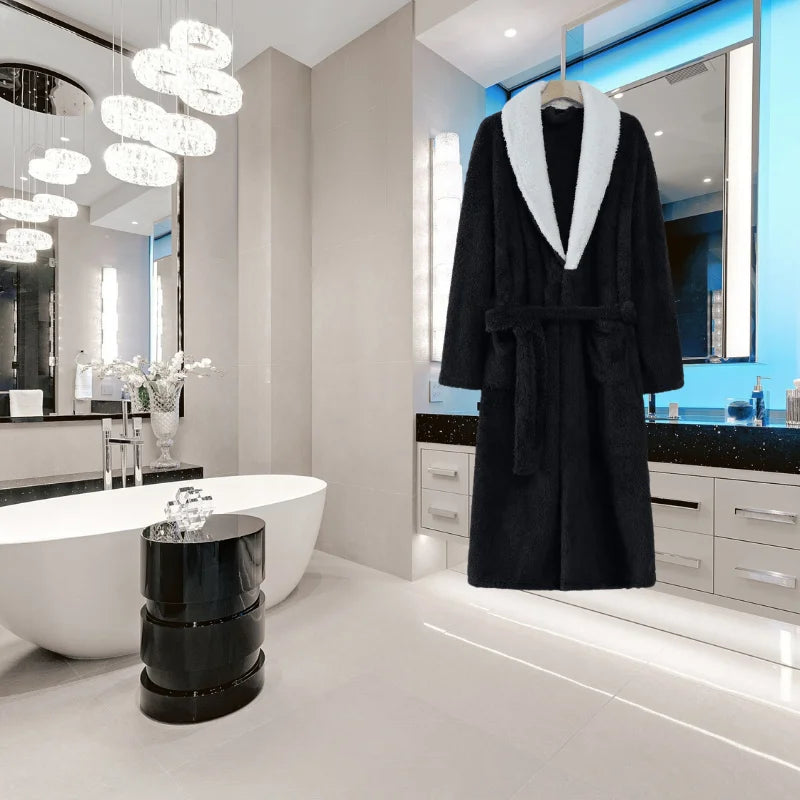 Peignoir-Chaud-Long-Femme-2.jpg - Veste Peignoir de Bain