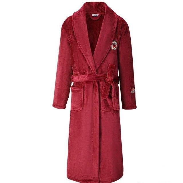 Peignoir-Corail-Eclatant-en-polaire-2.jpg - Veste Peignoir de Bain