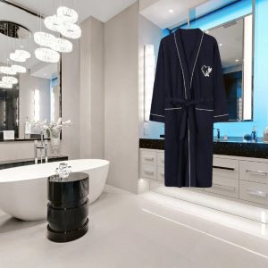 Veste Peignoir Coton Couple