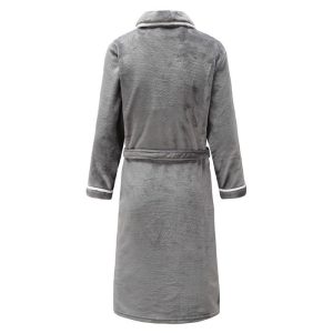 Peignoir De Bain Femme Gris Clair
