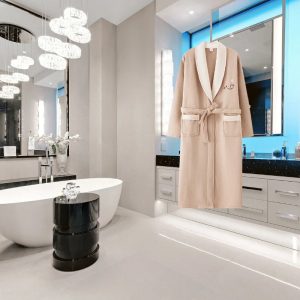 Veste Peignoir Femme - Beige