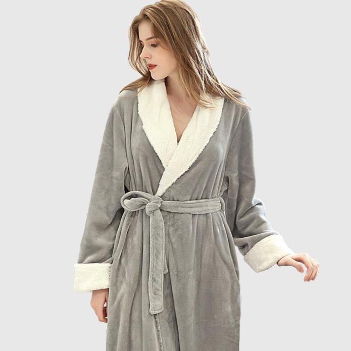 Peignoir-Femme-Gris-Clair_d0c739e5-f903-4d6b-9fc5-497c72a7320b.jpg - Veste Peignoir de Bain