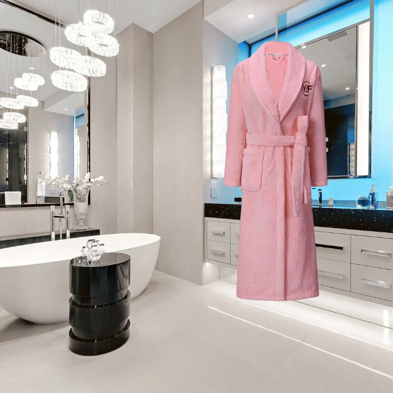 Peignoir-Femme-Rose-2.jpg - Veste Peignoir de Bain