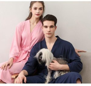 Peignoir Femme Rose Pale