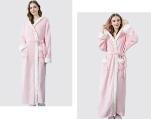 Peignoir Femme Rose Poudré