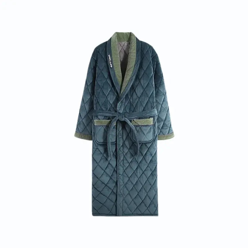 Peignoir-Flanelle-Matelasse-Homme-1.jpg - Veste Peignoir de Bain