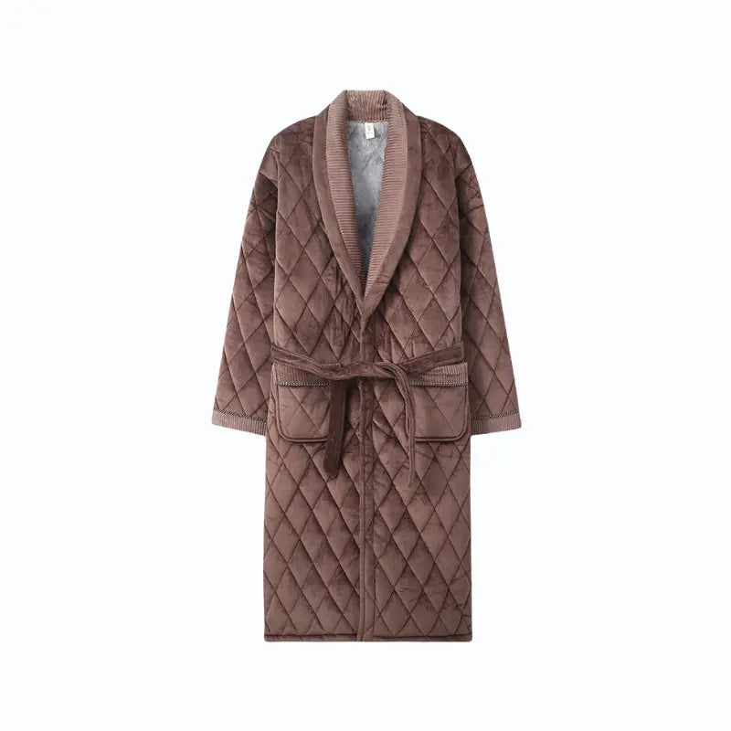 Peignoir-Flanelle-Matelasse-Homme-8.jpg - Veste Peignoir de Bain