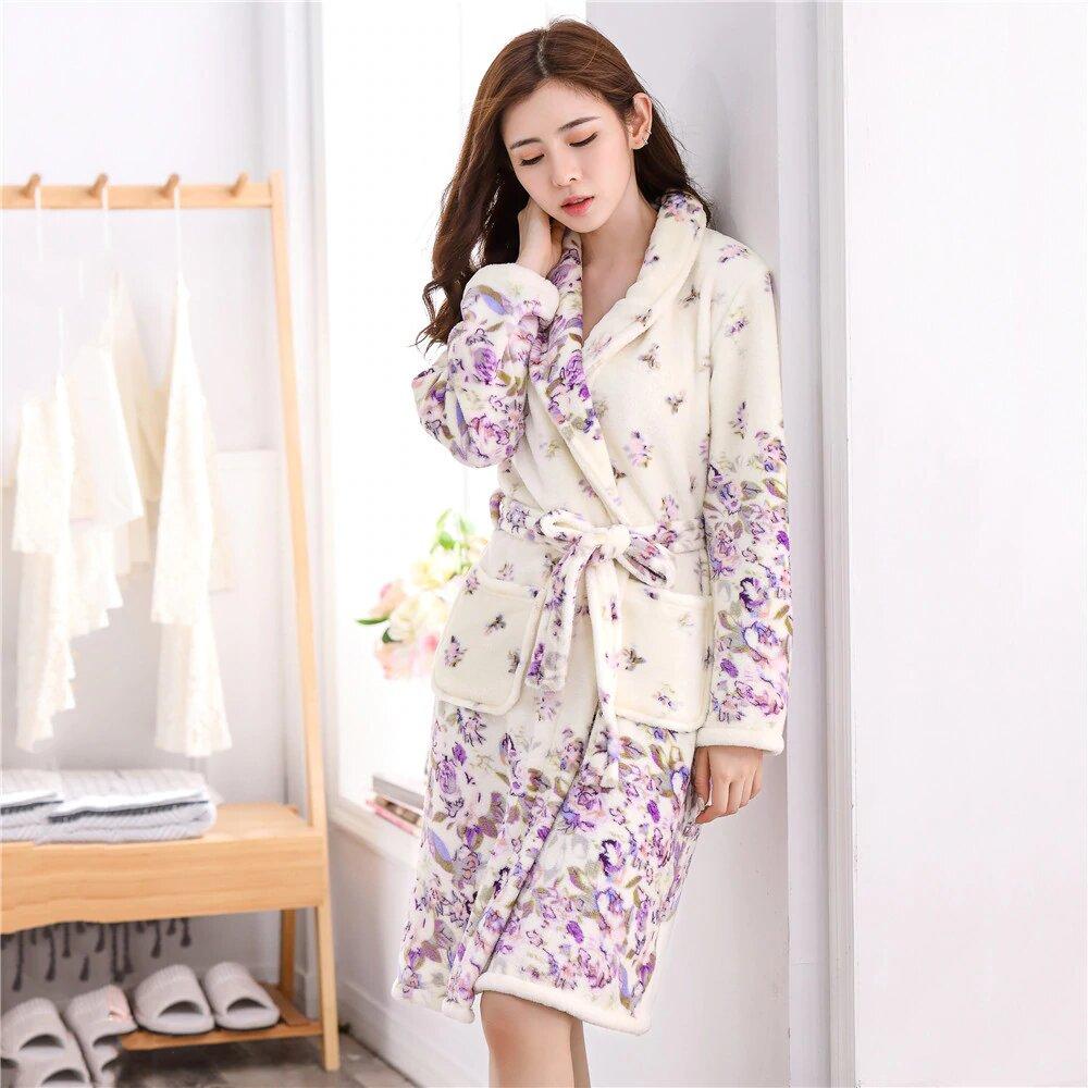 Peignoir-Fleuri.jpg - Veste Peignoir de Bain