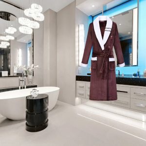 Peignoir Homme Long et Chaud