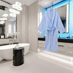 Peignoir Homme Nid d'Abeille