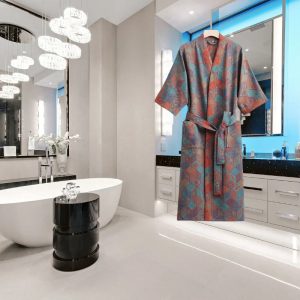 Peignoir Kimono Coton Femme