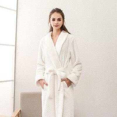 Peignoir-Long-Blanc-Femme.jpg - Veste Peignoir de Bain