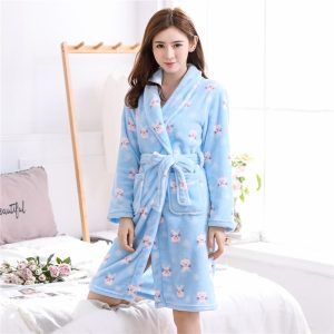 Peignoir soie Motif Animaux