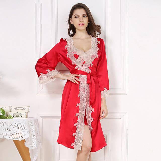 Peignoir-Nuisette-Soie-Rouge.jpg - Veste Peignoir de Bain