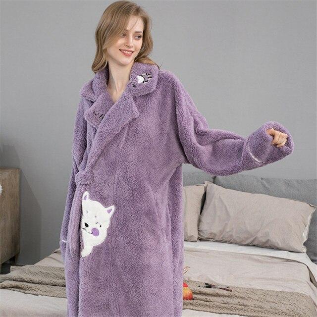 Peignoir-Polaire-Violet-2.jpg - Veste Peignoir de Bain