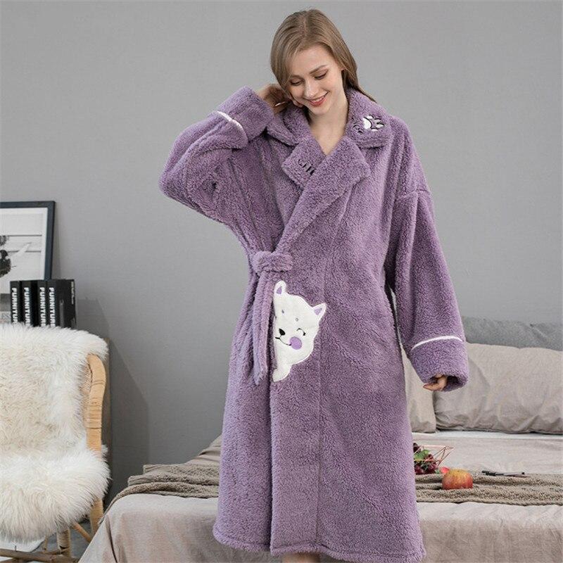 Peignoir-Polaire-Violet.jpg - Veste Peignoir de Bain