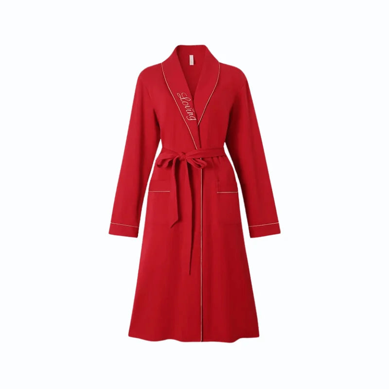 Peignoir-Rouge-Femme-1.jpg - Veste Peignoir de Bain