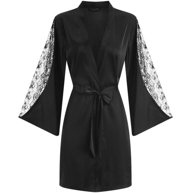 Peignoir-Satin-Dentelle.jpg - Veste Peignoir de Bain