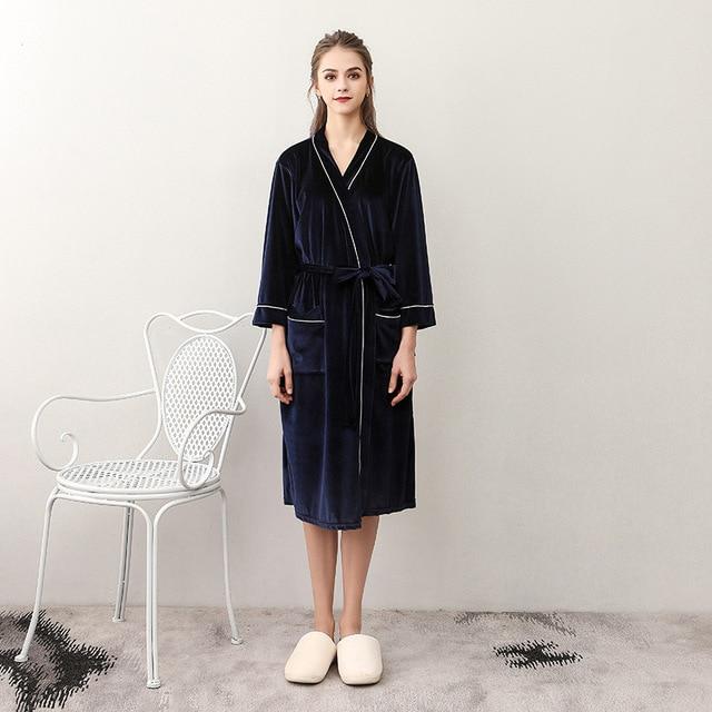 Peignoir-Velours-Bleu-Marine.jpg - Veste Peignoir de Bain