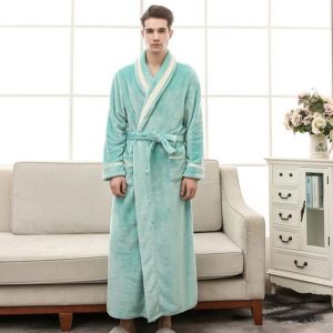 Peignoir soie Vert d'Eau