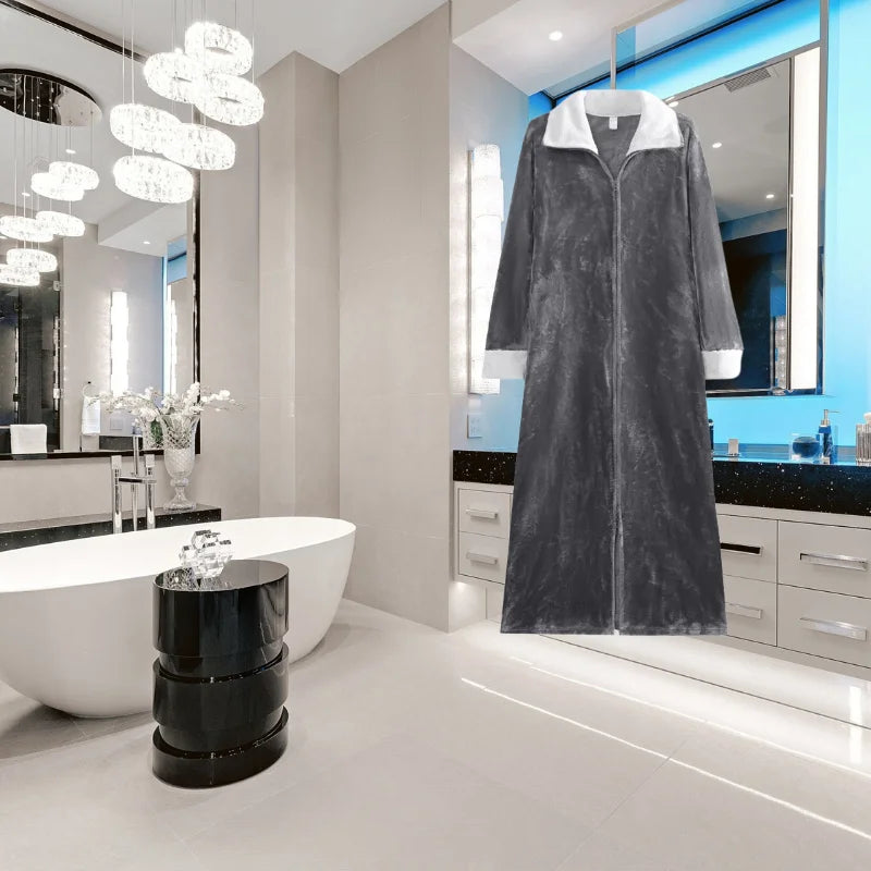 Peignoir-Zippe-Femme-2.jpg - Veste Peignoir de Bain
