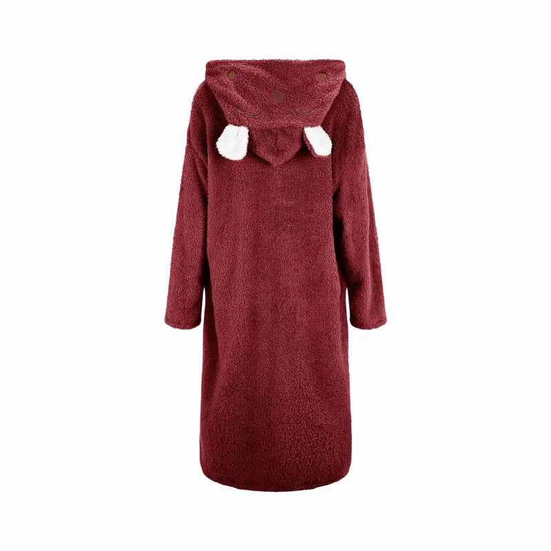 Peignoir-de-Bain-Femme-avec-Capuche-8.jpg - Veste Peignoir de Bain
