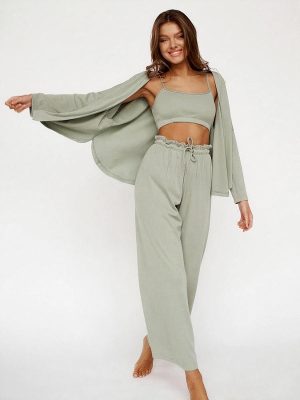 Ensemble Pyjama 3 Pièces Gilet