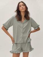 Pyjama Côtelé Chemise & Short