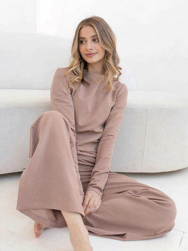 Pyjama Asymétrique à Manches