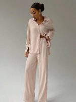 Pyjama En Satin Concise Pour Femme