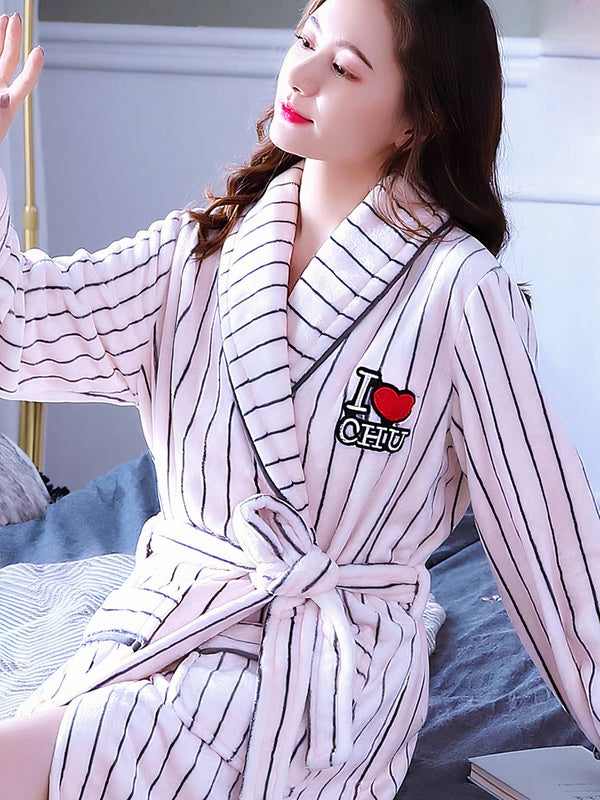 Pyjama-Shop-Robe-de-Chambre-Polaire-Femme-15.jpg - Veste Peignoir de Bain