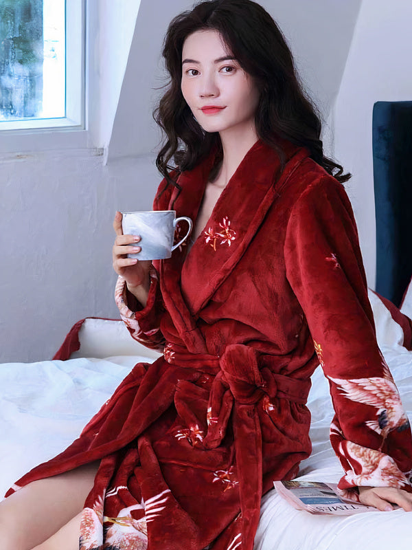 Pyjama-Shop-Robe-de-Chambre-Polaire-Femme-16.jpg - Veste Peignoir de Bain