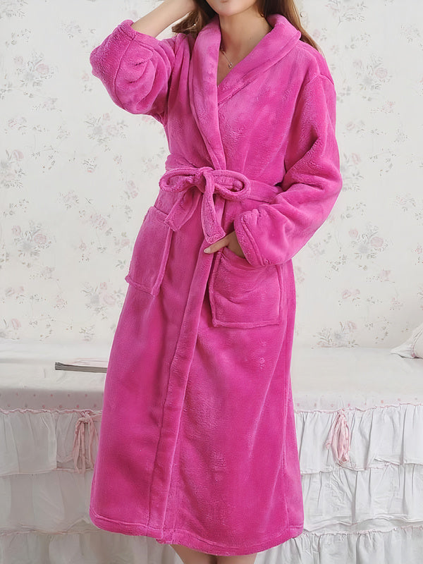 Robe de Chambre Longue Polaire