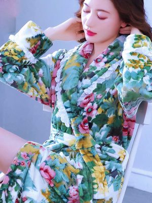 Robe de Chambre Polaire Femme