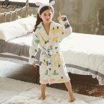 Peignoir Fille Petits Oiseaux
