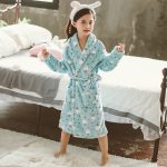 Peignoir Fille Bleu Glaces