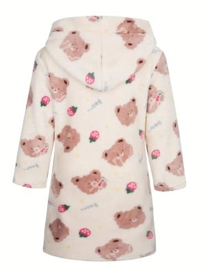 Peignoir de Bain Enfant Polaire Épaisse