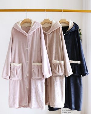 Chemise de nuit molletonnée